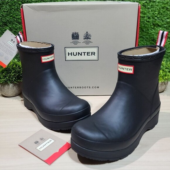 Hunter Play Short Sherpa Insulated Boot Black 9 M NEW main image 9